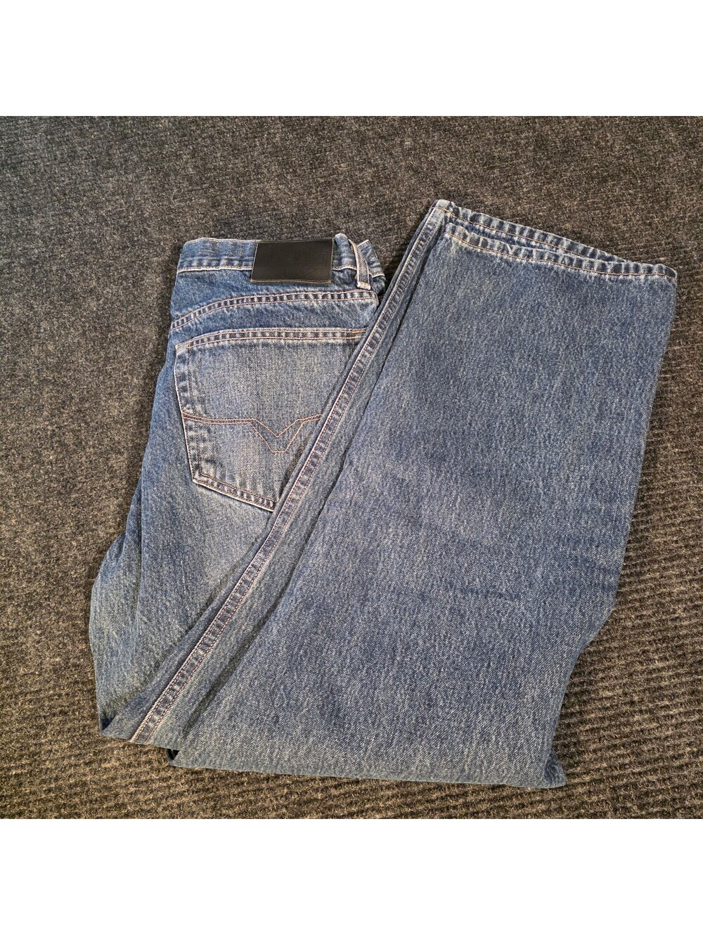 Harley-Davidson Men's Bootcut Blue Denim Jeans 34x30 Made in Mexico